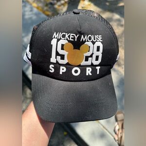 Mickey Mouse 1928 Sport Black Cap Disney Parks adult